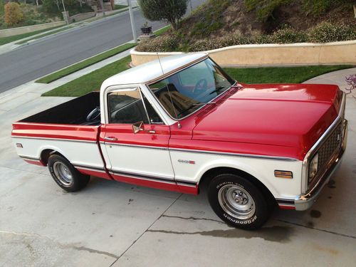 1972 chevrolet cheyenne c10 big block   no reserve  short bed