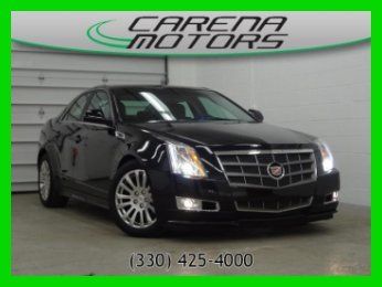 2010 cadillac used cts premium free clean carfax awd navigation moonroof black