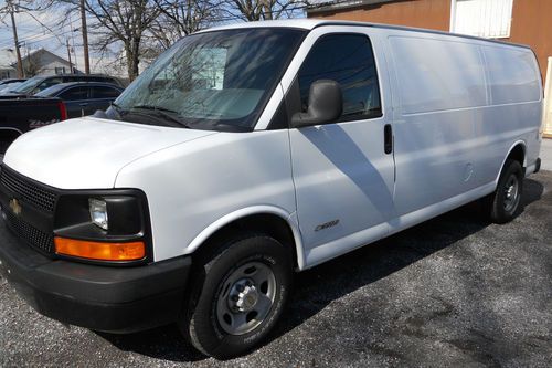 2003 chevrolet express 3500 base extended cargo van 3-door 6.0l