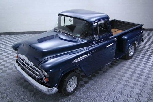 1956 chevy apache pickup truck. frame off restoration. beautiful trucj