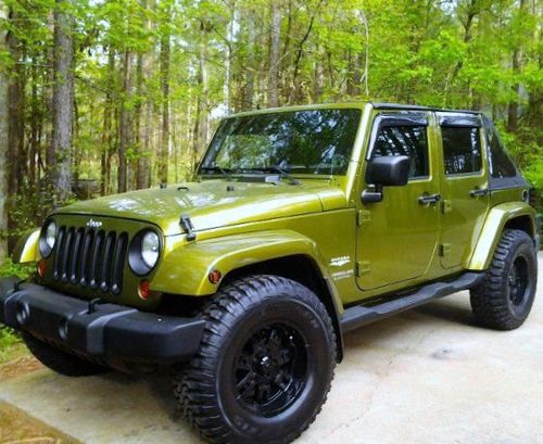 2007 jeep wrangler unlimited sahara sport utility 4-door 3.8l