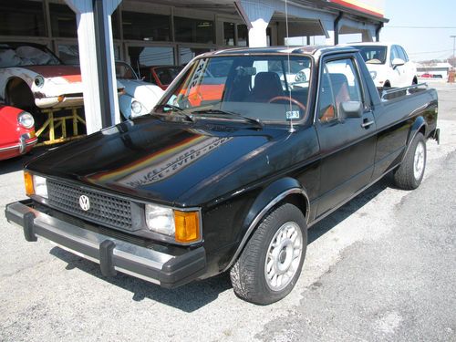 1981 vw rabbit pickup deluxe five speed great dependable truck