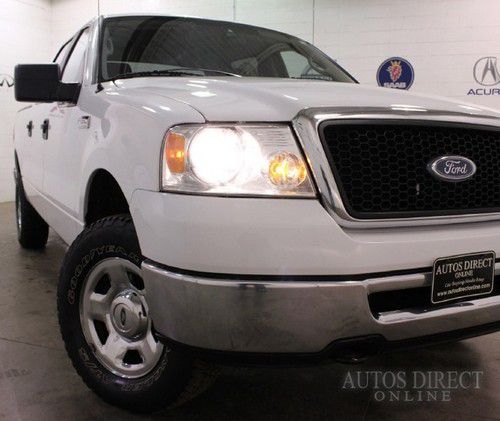 We finance 2007 ford f-150 supercrew xlt 4wd clean carfax cd 4.6l v8 kylssentry