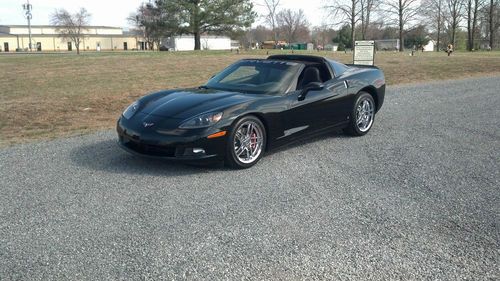 2008 chevrolet corvette base coupe 2-door 6.2l 6 speed manual no reserve!!!