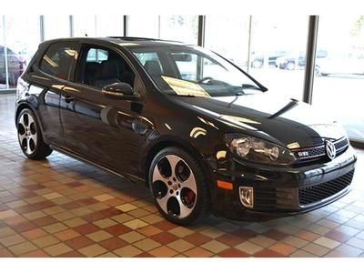 Hatchback gti 2 door black heated seats low reserve 1-owner 6 speed maunal