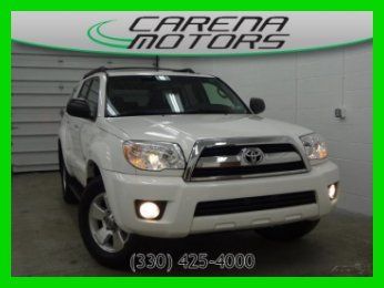 2009 toyota used 4 runner 4x4 moonroof sr5 package white free clean carfax