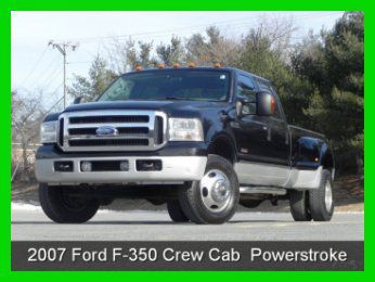 07 ford f350 xlt super duty crew cab dually fx4 6.0l power stroke tubro diesel