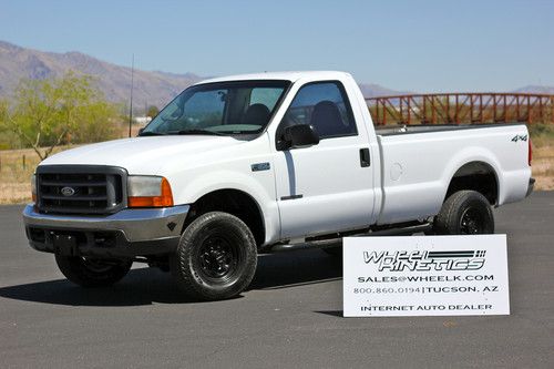 2000 ford f250 diesel 4x4 4wd regular cab work truck 7.3l power stroke see video