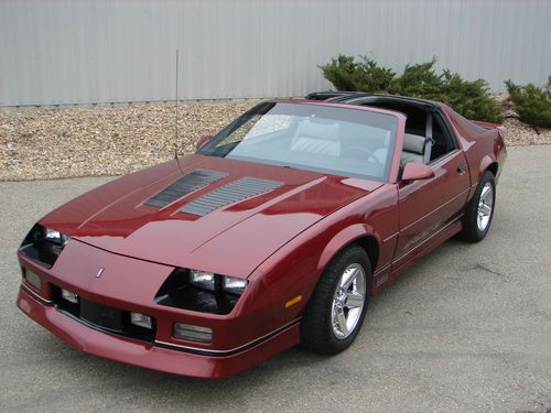 1987 camaro z-28 iroc-z 5.7 t-top low miles