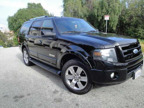 2007 ford expedition limited sport utility 4-door 5.4l black/chrome