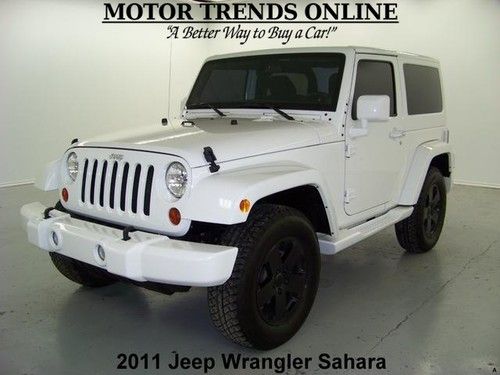 4x4 hardtop navigation sahara auto custom wheels media 2011 jeep wrangler 14k