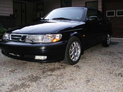 2000 saab 9-3 convertible needs work no reserve must sell make offer runs/drives