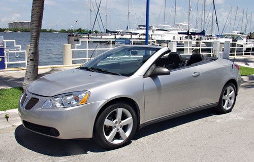 2007 pontiac g6 gt convertible 36k miles leather not mustang sebring