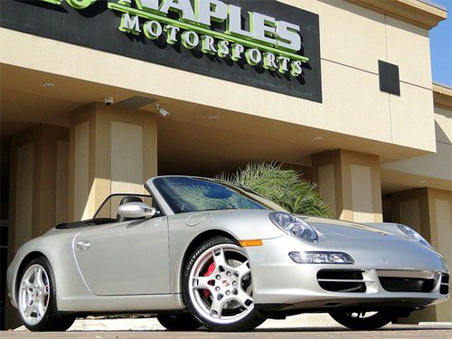 2008 porsche 911 carrera s convertible, 6 speed, sport chrono plus