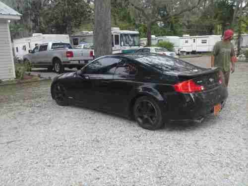 2004 G35 COUPE 6 SPEED MANUAL BLACK ON BLACK BOSE BREMBO BRAKES THIS IS THE ONE!, image 3