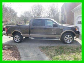 2006 ford f-150 lariat super crew 5.4l v8 4wd sunroof leather cd