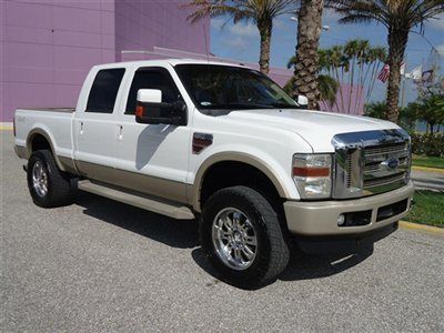 Lifted king ranch srw crew short 4x4 diesel 20s alloys xnice truck fl