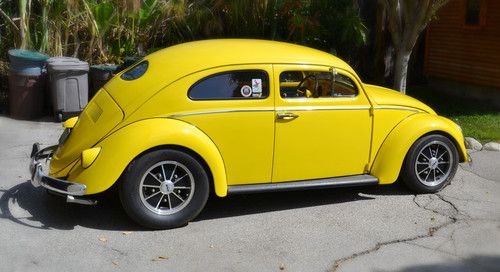 1964 all steel split window 70's look chop top vw bug; the rosensteil chop top