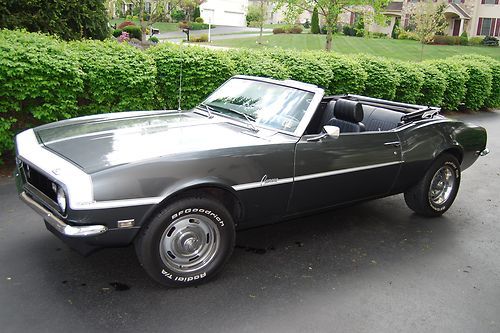 1968 chevrolet camaro convertible resto-mod