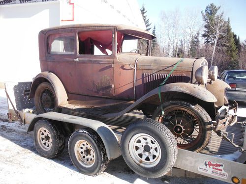 1931 ford model a tudor sedan deluxe barn find
