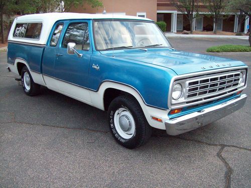 1974 dodge d100 club cab 36k orig miles time capsule