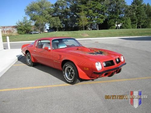 1975 trans am 455ho 4 spd, a/c, pw,pl,8 track, fresh restored-rare production