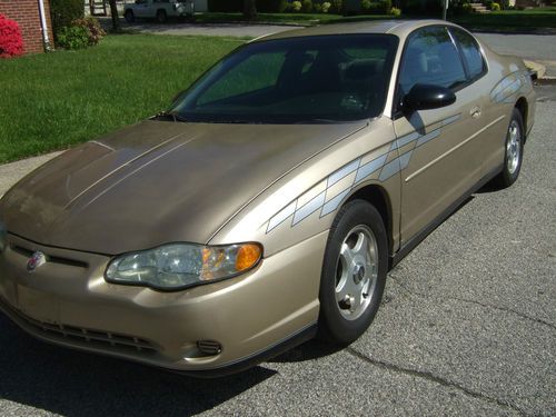 2004 chevrolet monte carlo ls coupe 2-door 3.4l no reserve