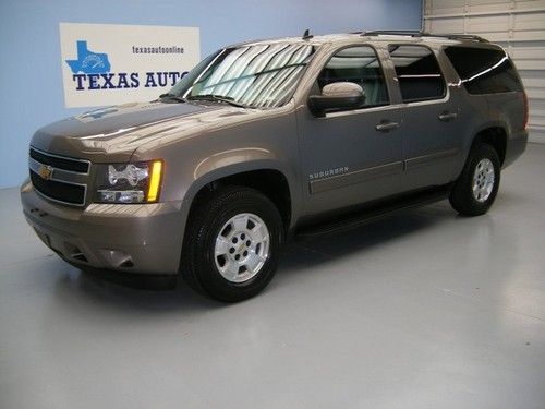 We finance!! 2012 chevrolet suburban lt flex-fuel auto roof 2 tv's 3rd row 1 own