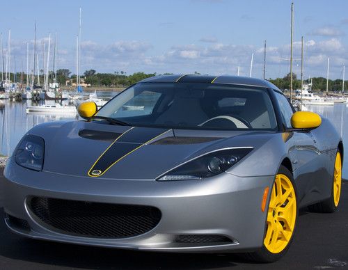 2011 lotus evora 2+2 silver w yellow trim, oyster interior, sport pack