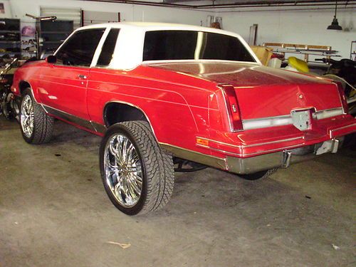 Oldsmobile cutlass supreme brougham custom 24 inch wheels hydraulics