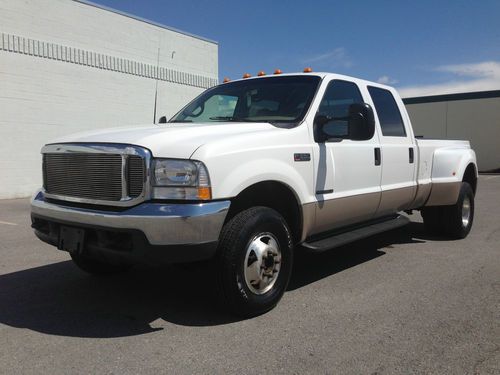 **clean** 1999 f350 crew cab lariat 4x4 - 7.3 powerstroke turbo diesel