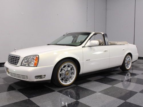 33k actual miles, coach builders limited custom convertible, pearl white