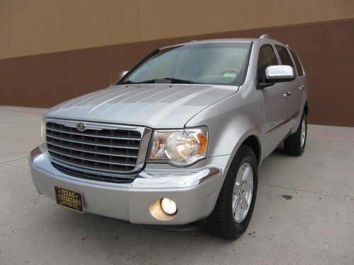 2007 chrysler aspen limited~awd~hemi~roof~lea~tv/dvd~3rd seat~low miles~1 owner