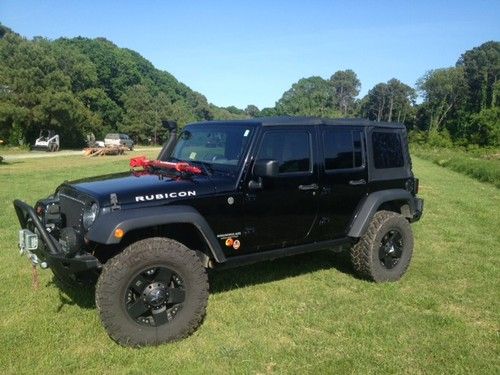 No reserve 2007 jeep wrangler rubicon black 4 door 6 spd $16k in upgrades 46k mi