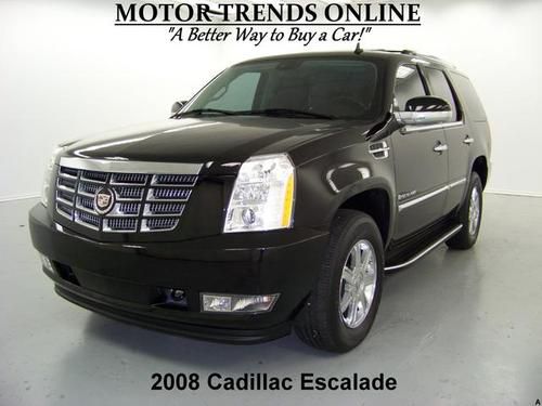 Navigation rearcam roof htd ac seats 7 pass 3rd seat 2008 cadillac escalade 52k