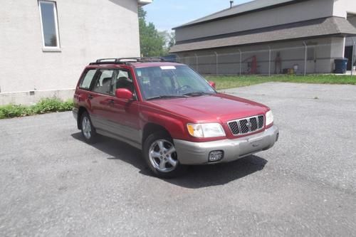 2001 subaru forester  wagon awd 4cyl runs well pa inspect no reserve save money.