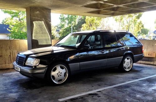 Mercedes w124 e320 wagon runs but was hit by a deer