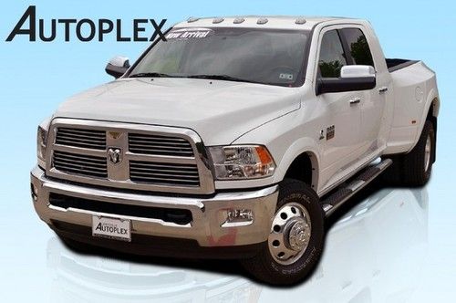Ram 3500 mega cab dually! navigation rear cam! diesel! b&amp;w hitch! 4x4!