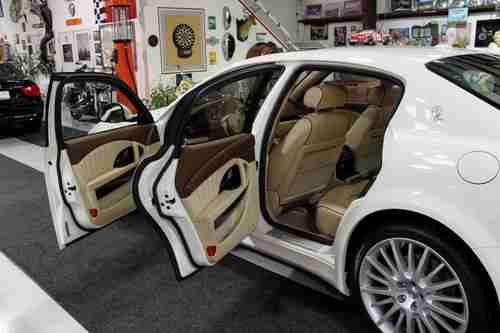 Maserati Quattroporte S 2013 White & Beige 140K Sticker, US $108,800.00, image 11