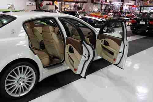 Maserati Quattroporte S 2013 White & Beige 140K Sticker, US $108,800.00, image 14