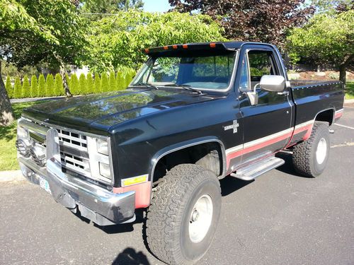 1986 chevrolet c-10 silverado half ton short box 4 wheel drive 95k actual miles