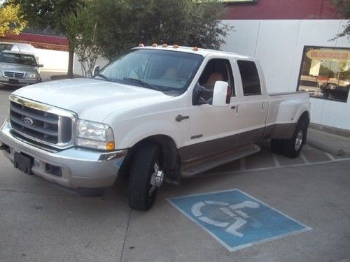 2004 ford super duty f-350 drw crew cab king ranch 90k