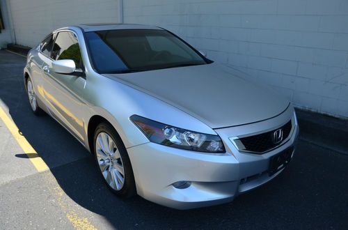 2010 honda accord ex-l coupe 2 doors 3.5l v6 only 24k miles leather, sunroof,,,