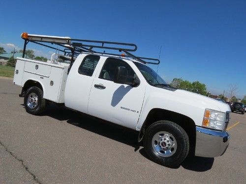2007 chevrolet silverado 2500 hd extended cab service work utility body bed 4x4