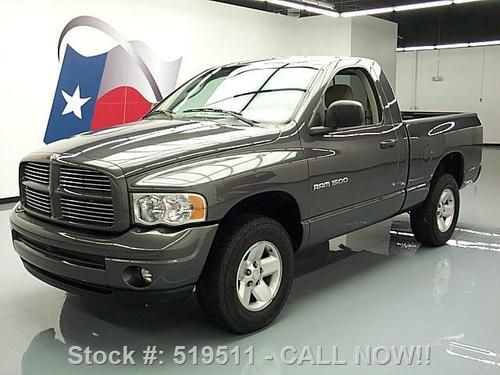 2003 dodge ram slt reg cab 4x4 bedliner tow alloys 38k texas direct auto