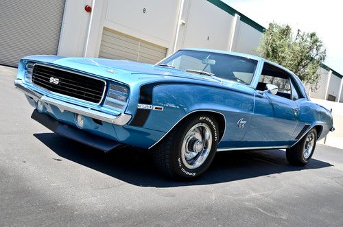 1969 camaro x55 ss #'s matching 350/300hp frame off restoration factory a/c