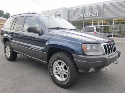 2002 jeep grand cherokee laredo 4wd 4.0 leather sunroof low miles clean must see