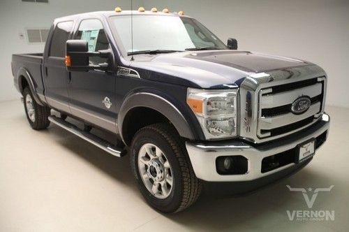 2013 lariat crew 4x4 fx4 navigation sunroof leather heat 20s aluminum v8 diesel