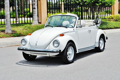 Absolutley mint 1979 volkswagen karmann convertible elderly owned driven mint.