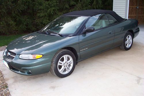 1997 chrysler sebring convertible jxi (green) +ebra
